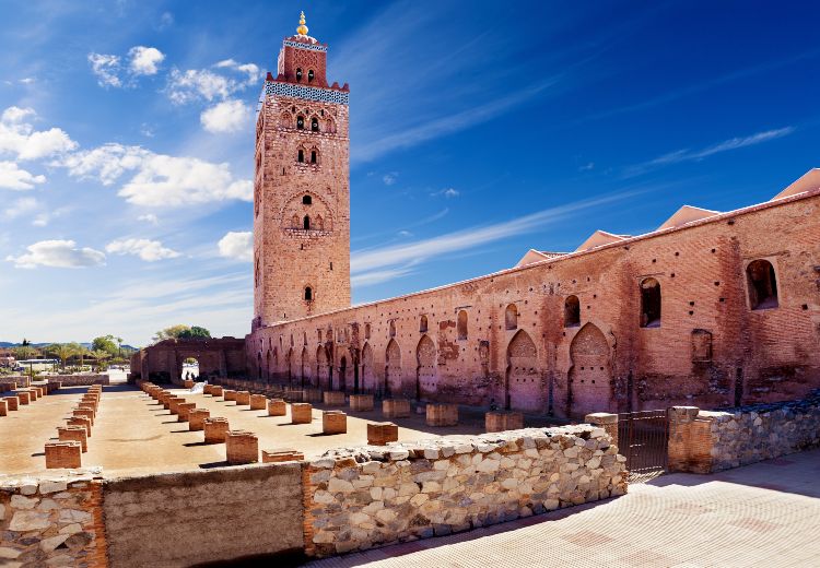 מסגד הכותוביה במרכז העיר העתיקה של מרקש